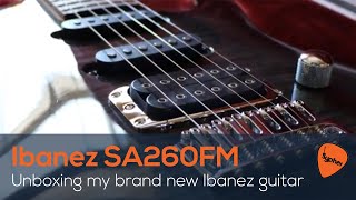 Video thumbnail for Ibanez SA260FM unboxing - Revealing my new Ibanez sa-260 guitar (My new pride & joy, it's AWESOME). by Sypher - My Six String Guitar Journey