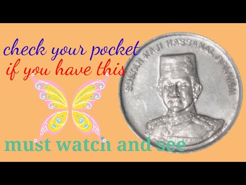 What is on Brunie 2008 20 sen coin!!! Must watch and see....