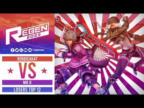 Regen 2023: Losers Top 12 - RobbieAK47 Vs BKROG| Mr.R (Sheik)