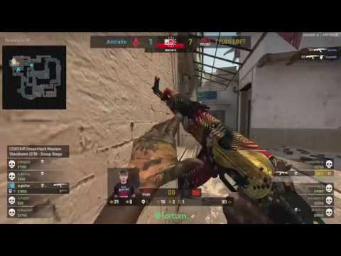 DD 1v3 clutch - Astralis vs Tyloo - Dreamhack Masters Stockholm 2018