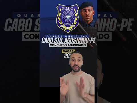 🚨👮🏻 Concurso Guarda Civil de Cabo de Santo Agostinho - Pernambuco