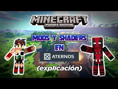 INSANE Minecraft PE Mods & Shaders on Aternos!! 😱