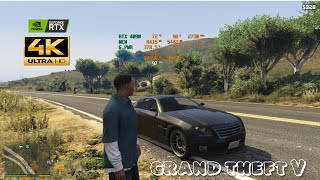 GRAND THEFT AUTO V RTX 4090 4K ULTRA HD [3840 X 2160 ]
