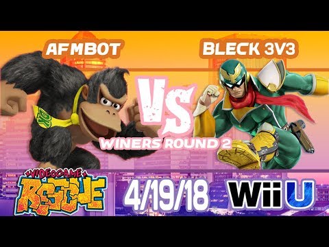 Jax Smash Weekly 4/19 - Afmbot(Donkey Kong) vs. Bleck3v3(C. Falcon) Winners R2