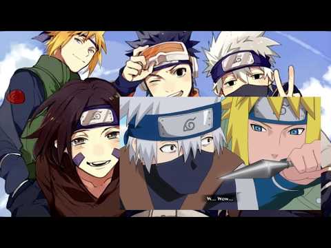 Minato vs Kakashi , Rin and Obito Bell Test Training (English Dubbed) NARUTO SHIPPUDEN