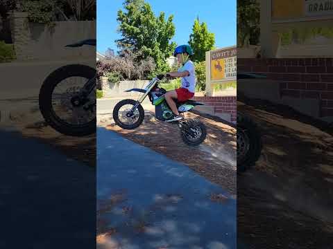 My son loves his new 1000w Mototec Electric Dirtbike!