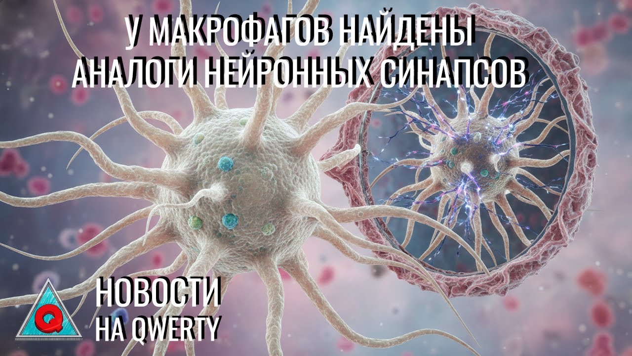 Наноиглы против бактерий. «Сверхтранспортировка». «Синапсы» у макрофагов. Н