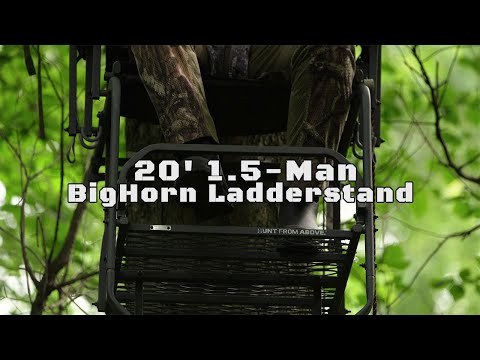 20' 1.5-Man BigHorn Ladderstand