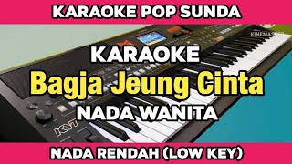 Download lagu Karaoke - Bagja Jeung Cinta Nada Wanita (Rendah) Lirik Berjalan | Karaoke Pop Sunda Original mp3