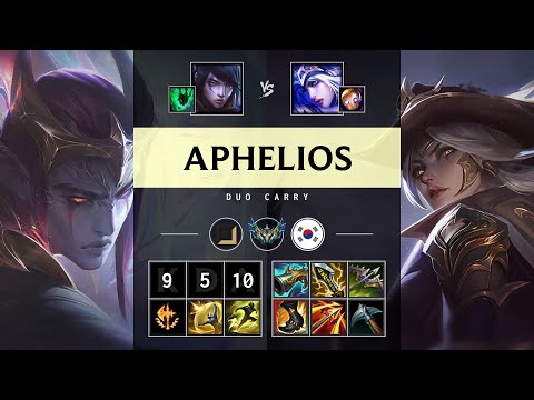 Aphelios ADC vs Ashe - KR Challenger Patch 25.21