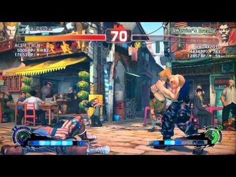 SSF4 AE:2012 ACE E I RI N (Guile) vs WADAX2010 (Balrog)