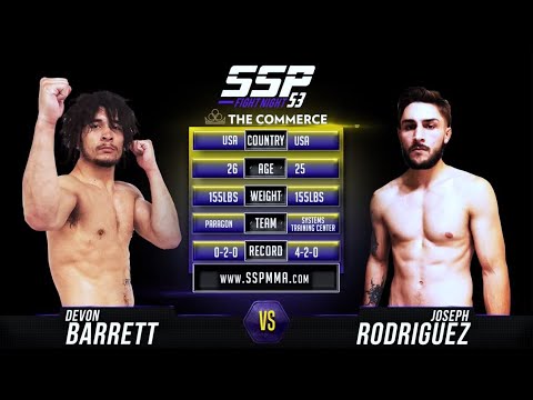 Devon Barret vs Joseph Rodriguez - SSP53