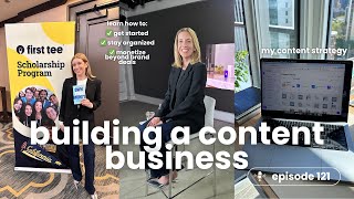 121. Building a 7-Figure Content Business: My Strategy and Best Tips to Start Creating Content