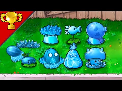 PVZ1 discover: Ice world ❗❗❗ - HARD MODE MOD PvZ Plus