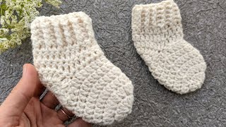 Crochet Preemie Baby Socks (NICU Size)