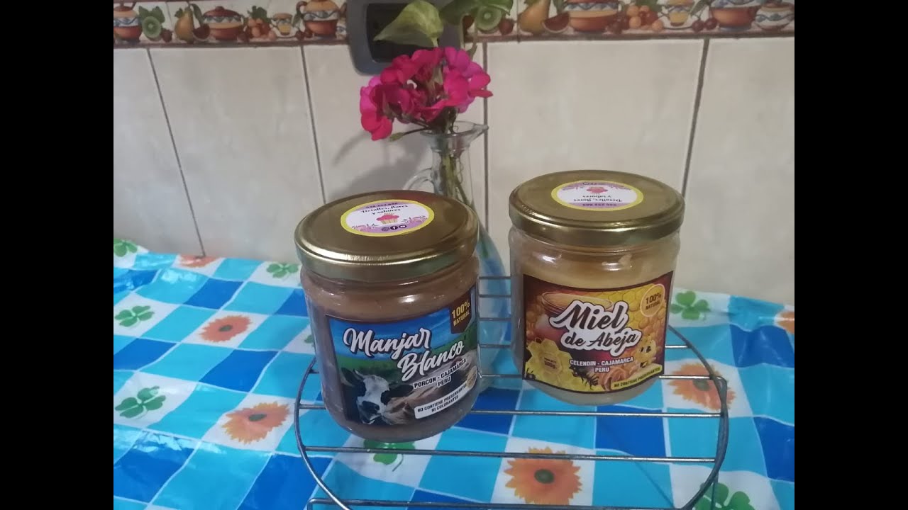 Dulces de Cajamarca: MANJAR BLANCO Y MIEL DE ABEJA.