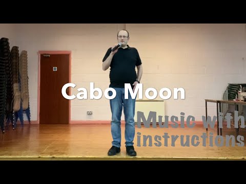 BEGINNER LINE DANCE LESSON 59 - Cabo Moon - Part 2 - Music with verbal instruction