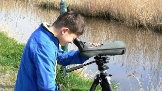 preview picture of video 'Hoekschewaards Landschap - Excursie Weidevogels spotten / Strijen 2013'
