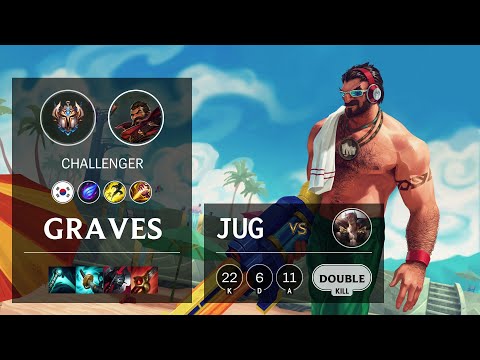 Graves Jungle vs Sett - KR Challenger Patch 10.16