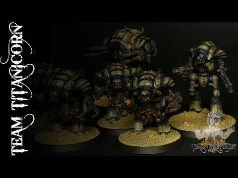 A brief look at Mechanicum Knights - Adeptus Titanicus / Team Titanicorn [engl./HD]