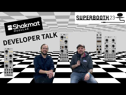 Shakmat Modular Developer Interview And NEW Modules (Drum, Clock O'Pawn MKII..) | Superbooth 2023