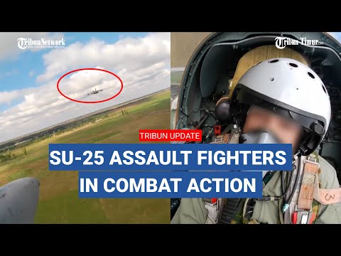 Russian Su-25 assault fighters 'paid a visit' to training base of 9th Regiment of the Ukraine