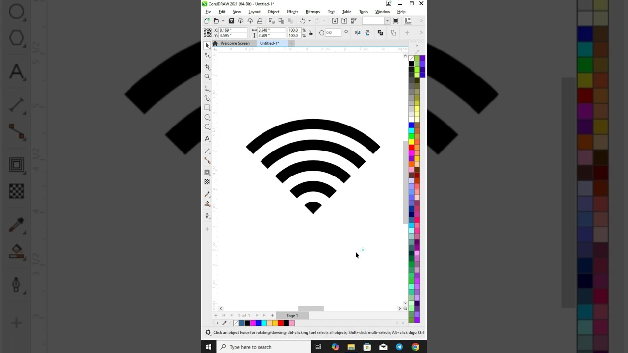 Coreldraw Tutorial - Wi-Fi Design ideas For More Tips
