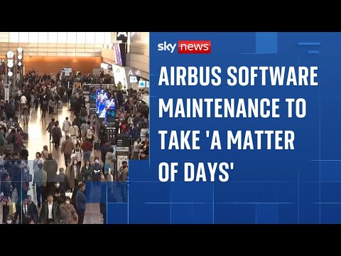 Airbus software maintenance to take "a matter of days"