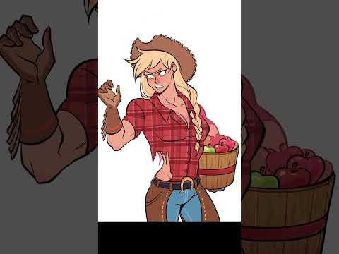 IF YOU GIVE ME A CHANCE~🎵 | My little pony - Apple Jack x Rainbow Dash x Rarity 💎🍎🌈 #mlp #animation