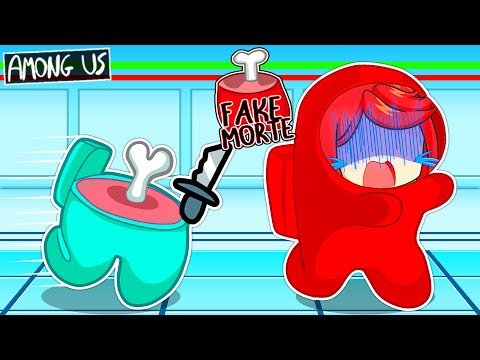AMONG US CON LA FAKE MORTE MOD!