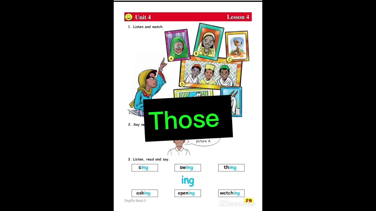 شرح Lesson 4 - Unit 4 | الصف الثالث | منهج SMILE السودان 🇸🇩