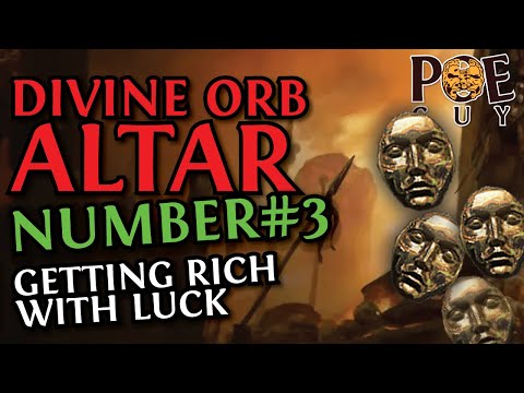 [POE 2023] Divine Orb Altar ( 4,6% Chance ) in juiced T16 Crimson Temple