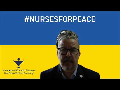 ICN CEO Howard Catton message #NursesforPeace