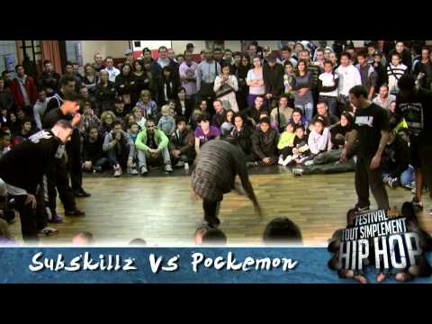 1/2 Finale - Battle BreakDance 2010 -"Only B-Boying 4" - Subskillz VS Pockemon