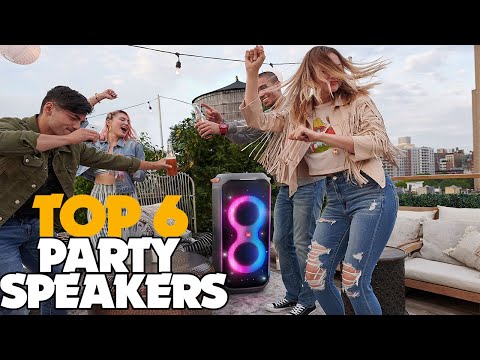 TOP 6: Best Party Speakers 2023 | Loud with Lots of Bass!