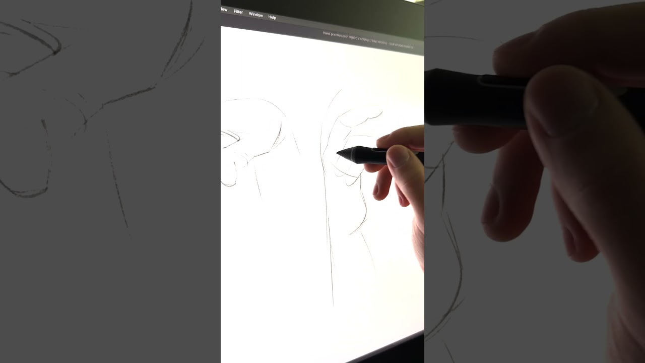 Drawing Hands: A Timelapse Practice Session