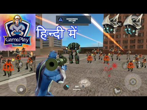 3 Ways to Defeat BIG BOSS in Rope Hero Vice Town New Update Fight Mini Arena Game play Hindi Game