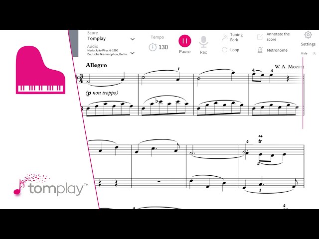 ピアノソナタ第12番 ヘ長調 K.332〜第2楽章：アダージョ