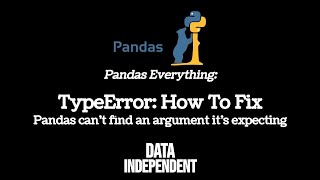 Download the video "Pandas TypeError: How To Fix"