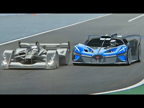 Bugatti Bolide vs Red Bull X1 Competition at Highlands