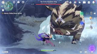 Where to find a TON of Chilled Meat in Genshin Impact - Ah, Fresh Meat! Quest Guide