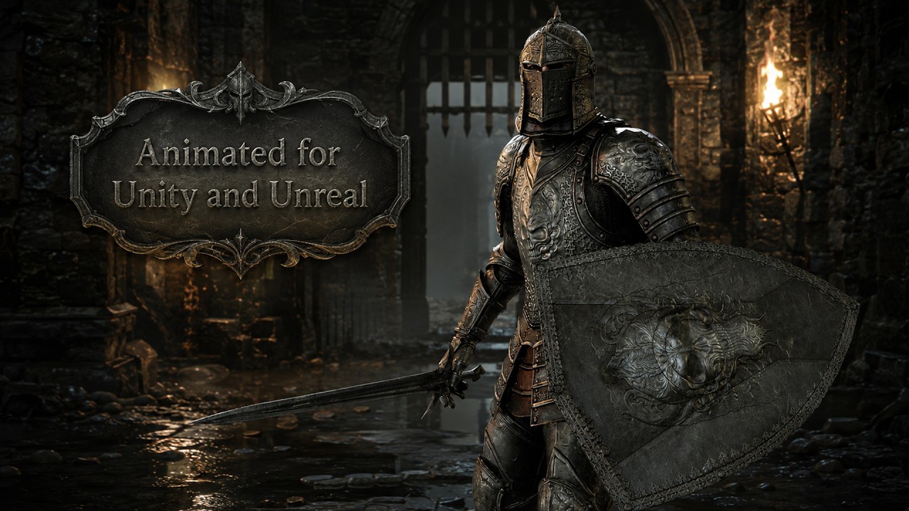 Dark Knight NPC Four 3D Model