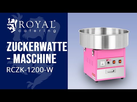 Video - Zuckerwattemaschine - 52 cm - 1.200 Watt