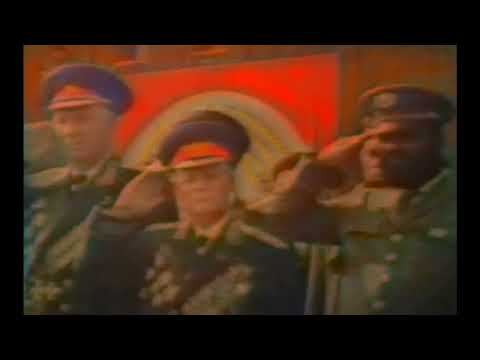 USSR anthem at 1964 workers day parade [rare color version] | Гимн СССР 1964