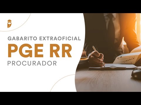 Gabarito Extraoficial PGE RR (Procurador)