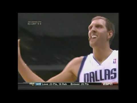 Dirk Nowitzki 2010 Highlights vs Blazers 21 Pts 5 Rebs Clutch 12/15/2010