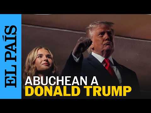 Abuchean a TRUMP durante el himno de ESTADOS UNIDOS en las finales de la NBA | EL PAÍS