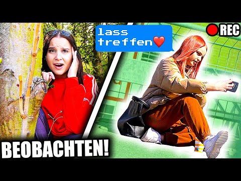 1 TAG Schwester heimlich VERFOLGEN & BEOBACHTEN ! 🤫 ( Sie trifft ihren Freund ) - Celina