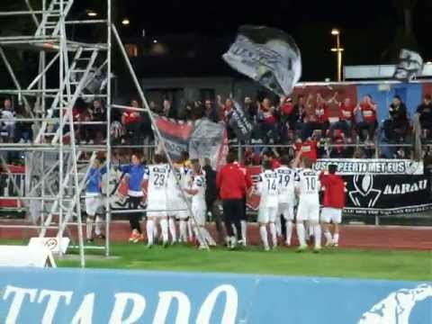 Bellinzona - Aarau, i video del tifo (7)
