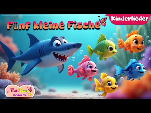 Fünf kleine Fische - Kinderlieder zum Mitsingen | ToliTöne - Kinderlieder